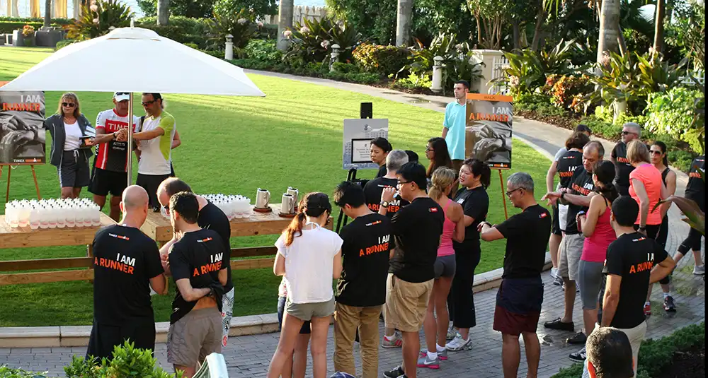 Teambuilding event at Timex international distributor meeting in Key Biscayne, FL