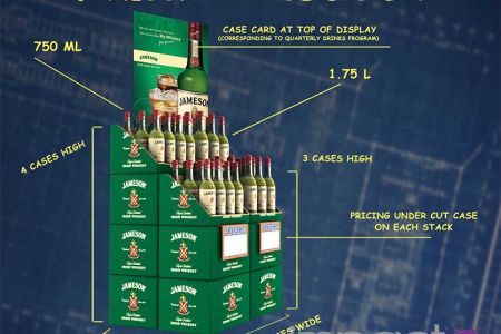 3D Branded Retail Environment Design for Jameson Irish Whiskey by Impact Studios
