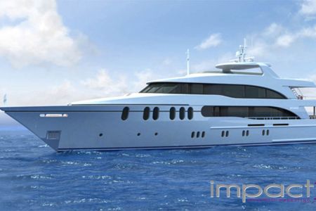 3D Marine Architecture Visualization For Stabilizer Manufacturer, Yacht Exterior Rendering by Impact Studios
