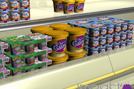 3D Retail Shelf-Set Visualization and Planogram Rendering for Dannon by Impact Studios