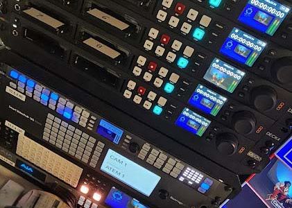 Array of Blackmagic Hyperdecks with ATEM switcher