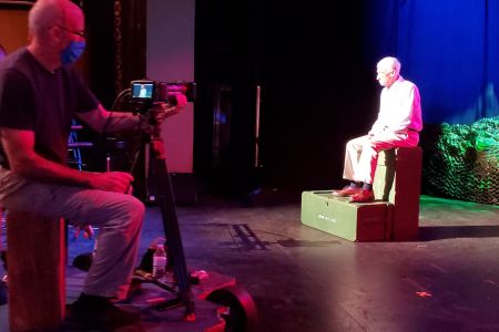 Behind the scenes live streaming production on location