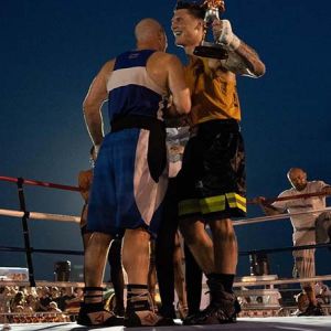 Boxers Congratulate Each Other - Tunnel to Towers Foundation Event Captured by Impact Studios