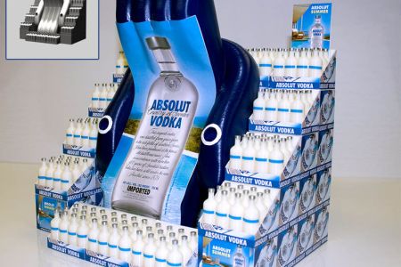 Experiential 3D Brand Activation Design for Absolut Vodka and 3D Printed & Painted by Impact Studios