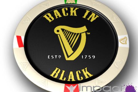 Guinness Back in Black logo for special sales initiative campaign