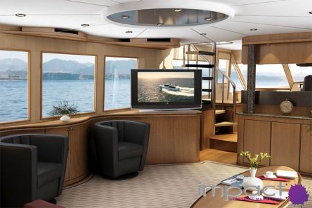 High-Fidelity Marine Interior 3D Visualization for Luxury Vessels by Impact Studios