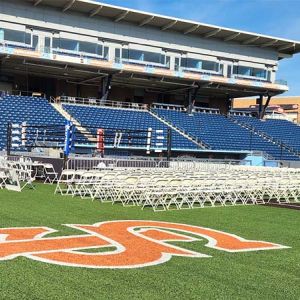 Impact Studios Large-Scale Event Production: Professional Boxing Ring in Staten Island Stadium Infield