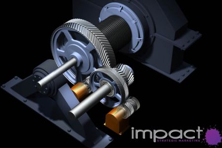 Industrial 3D Animation of Bucyrus-Erie Dragline Heavy Machinery by Impact Studios