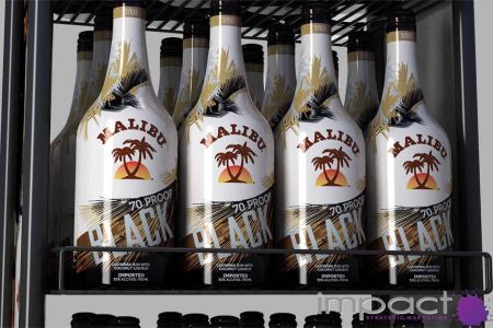 Photorealistic 3D Product Rendering for Malibu Black Spirits Branding by Impact Studios