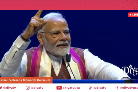 PM Modi Live at Nassau Coliseum | Impact Studios for Diya TV