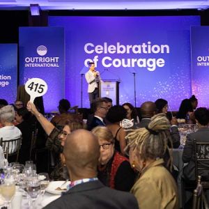 Professional stage production coverage at Pier Sixty NYC for Outright International Gala.