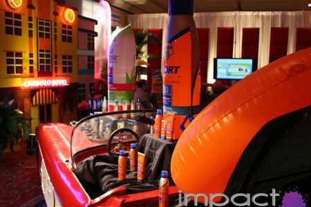 South Beach Art Deco Brand Experience for Banana Boat By Impact Studios