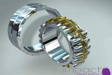 Technical 3D Industrial Animation of Timken Tapered Roller Bearing by Impact Studios