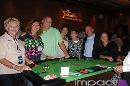Themed Corporate Team Building and Vegas Night Entertainment for Medical Device Company by Impact Studios