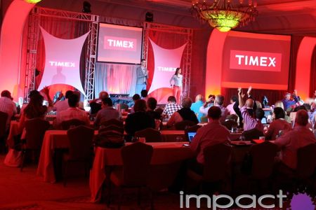 Timex corporate sales meeting event production