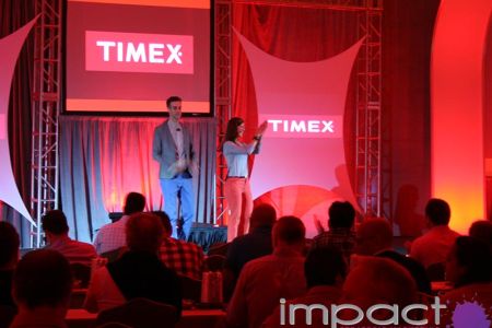 Timex sales meeting staging and AV production