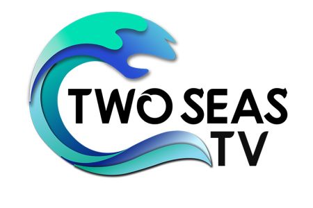 Two Seas TV logo for original content broadcast television production company