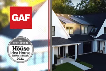 Video still of GAF TV commercial for GAF roofing Norwalk, Connecticut.